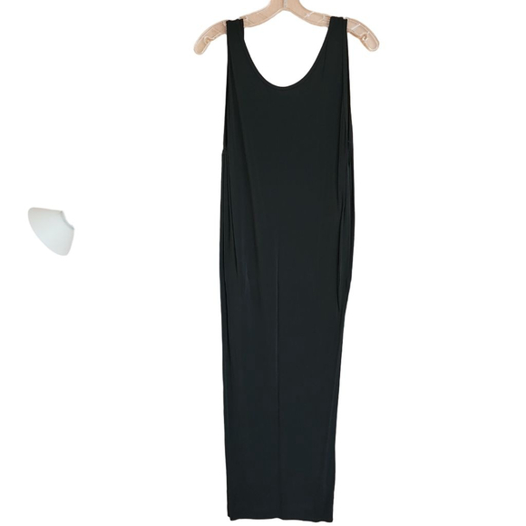 HELMUT LANG Faint Black Sleeveless Midi Dress S - Picture 10 of 12